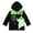 Black / green, variant on Disney Nightmare Before Christmas Jack Skellington Sally Big Boys Fleece Hoodie Toddler to Big Kid