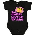 thumbnail image 3 of Inktastic I'm the Big Sister to Twins. Girls Baby Bodysuit, 3 of 5