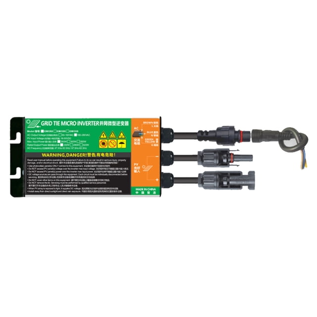 Bewildely Rejilla Tie Micro Power Inverter 350W 18-50V MPPT Solar DC a AC Convertidor DIY Mejora profesional Adaptador Reemplazo Electrodomésticos GMI260-120V Bewildely HA073116-01