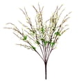 thumbnail image 2 of 1 PCS Artificial Silk forsythia Branches Artificial Flowers Yellow Silk forsythia Flowers with Stems Fake Jasmine Spring Flowers Orchids for Wedding Floral Arrangement Party Table Decor, 2 of 9