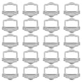 thumbnail image 1 of Miangastore 50Pcs Small Belt Buckles with Inner Diameter 20Mm for DIY Projects, 1 of 8