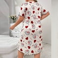 thumbnail image 5 of Censtreet Plus Size Sleepshirts Women's Nightshirt Soft Nightgowns for Women Short Sleeve dress Sleepwear, 5 of 5