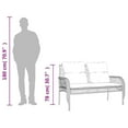 thumbnail image 4 of vidaXL 4 Piece Garden Sofa Set with Cushions Grey Poly Rattan, 4 of 5