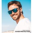thumbnail image 2 of Gafas de Sol, Lentes Polarizados, Protección UV400, Marco Rectangular, Metal, Conducción, Pesca, Golf, 2 of 6