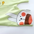 thumbnail image 5 of Summer New Children's Set Baby Boy Cotton Cartoon Cute Rabbit Ears Short Sleeve Strap Pants Casual Set, 5 of 5
