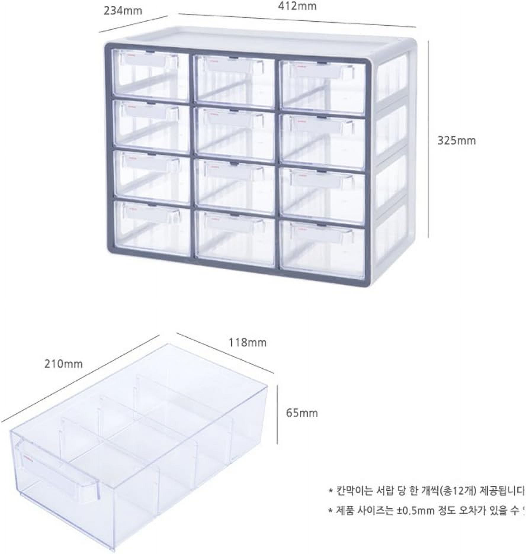 SYSMAX Muti Purpose Case 12 Section Organizer Storage Box