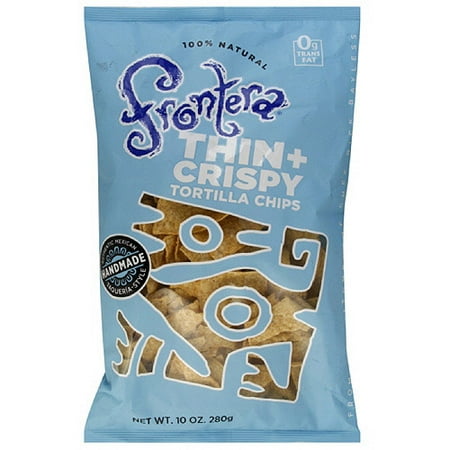 Frontera Thin & Crispy Tortilla Chips, 10 oz (Pack of 12)