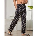 thumbnail image 3 of New men's fun-print casual loose-fitting long pants suitable for all seasons and can be worn as home pants, 3 of 5