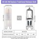 thumbnail image 2 of G9 Led Bulbs 2w Equivalent To G9 Halogen Bulbs 20w 25w 28w, G9 Led Light Bulbs Cool White 6000k, 36, 2 of 5