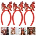 thumbnail image 3 of 3pcs Christmas Headband Xmas Tree Hair Hoop Christmas Headpiece Photo Props, 3 of 8