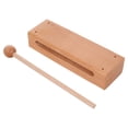 thumbnail image 2 of Bloc en Bois avec Maillet Orff Instruments de Musique Percussion Bloc en Bois Bloc de Percussion Bloc de Rythme, 2 of 8