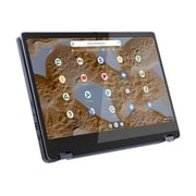 Lenovo - Flex 3 15.6 FHD Touch-Screen Chromebook Laptop - Pentium Silver N6000 with 8GB Memory - 64GB eMMC - Abyss Blue