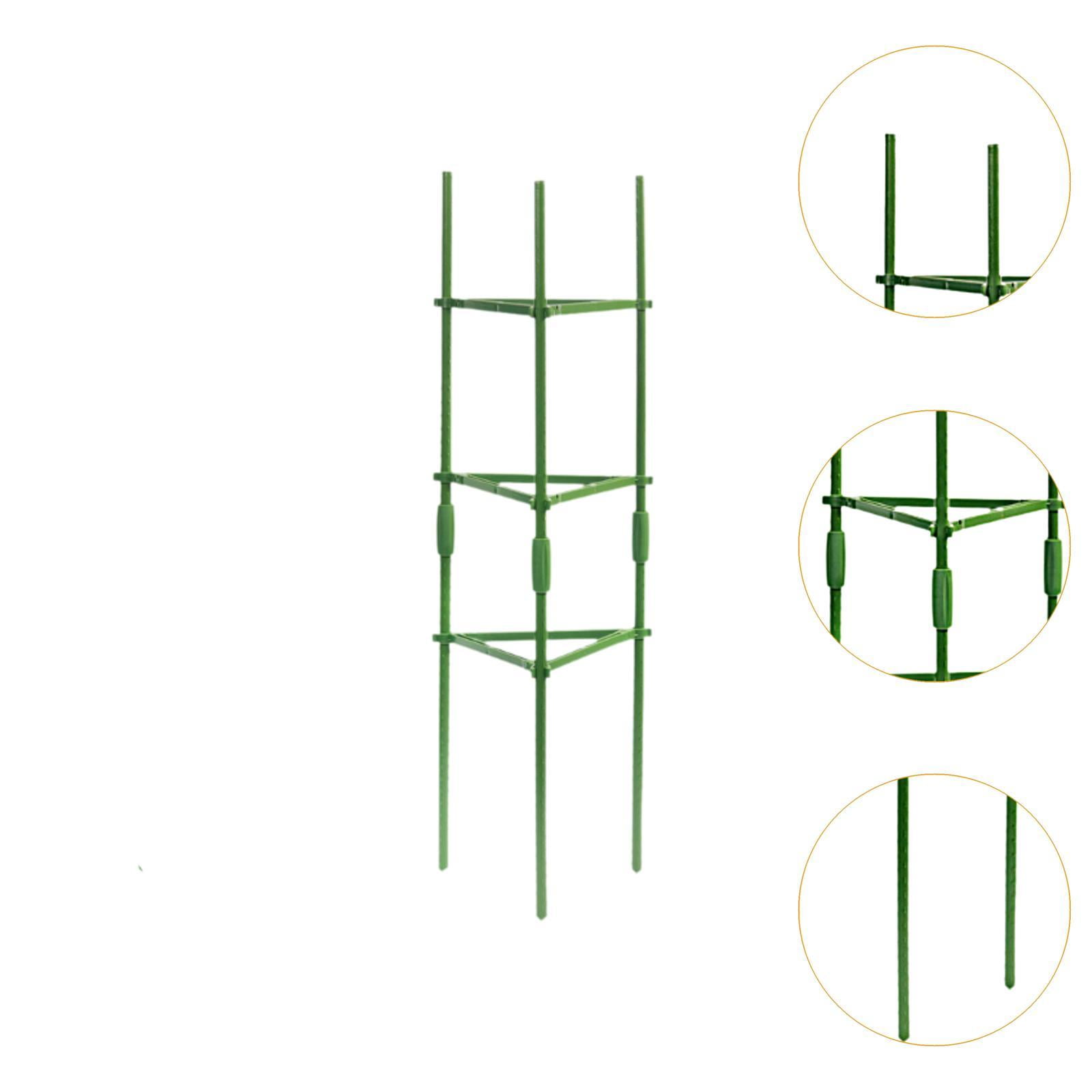 Aymzbd Tomato Cage, Garden Trellis Rods, Plant Rods, Support Cages, Trellis for Flowers Height 120cm