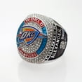 thumbnail image 3 of 2025 Thunder Tribute Ring with Display Box – Shai Gilgeous-Alexander #2 Championship Replica – Size 13 – Silver OKC Fan Collectible, 3 of 10