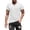 White, variant on Men Solid V Neck Short Sleeve Fashion Trend Bottoming Shirt Casual Basic Tennis Tee