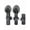 BlackBlack-0-0-0, variant on Professional Wireless Lavalier Microphone For Smartphone, Plug-Play Wireless Microphone For Video/Audio Recording, Clip On Lapel Mic For Interview/Vlog/Teaching