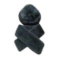 thumbnail image 1 of Sombrero de pescador con bufanda: un sombrero moderno y cómodo para excursiones de senderismo al aire libre. gris oscuro, 1 of 8