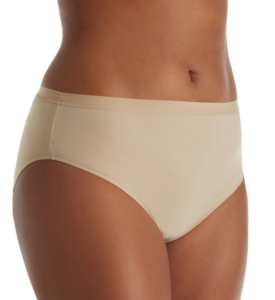 Elita Women's Elita 6142 Plus Size Microfiber HiCut Brief Panty