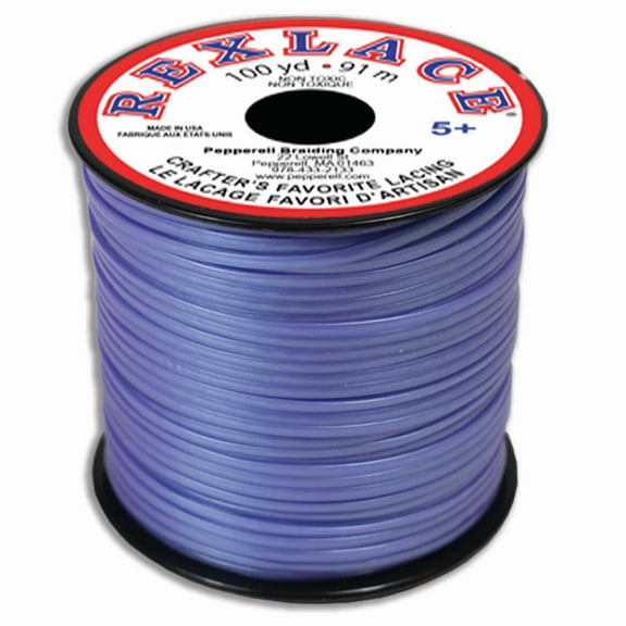 Rexlace Plastic Lacing 100yd-Pearl Violet