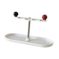 thumbnail image 2 of simhoa Organisateur de Bijoux Support de Bureau Suspendu avec Plateau Rangement Clés Blanc, 2 of 8