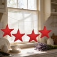 thumbnail image 6 of 5PCS Red Five-Point Star Pendant - Bright Decorative Star Ornament, Pendant Gift for Birthdays, Holidays, Housewarming, Festive & Home Decor & Holiday Decoration, 1pc, 6 of 6