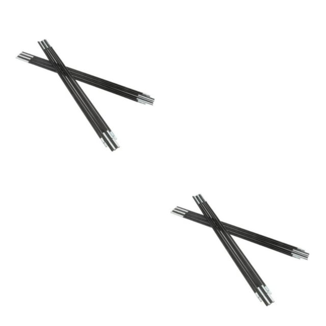 Dalazy Kit de Mât de Tente en Fibre de Verre pour Randonnée et Camping Léger et Durable 2 Mâtx 6 Sections 2Ensemble