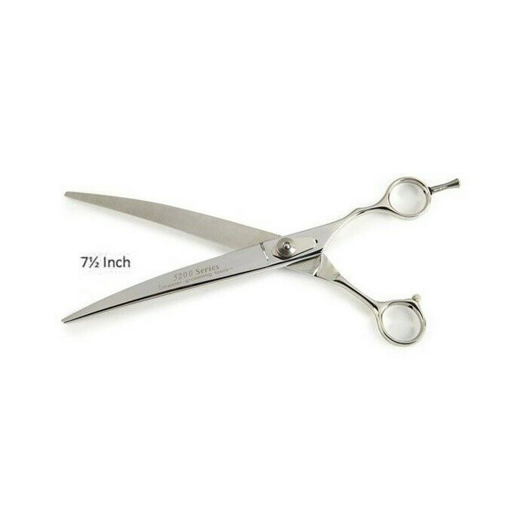 Dog Grooming Shears 5200 Curved Groomers Scissors Tool Short Shanks 7.5