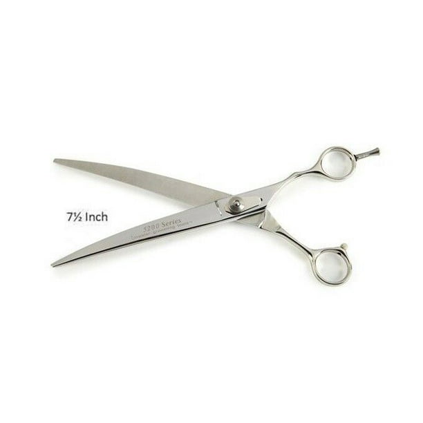 Dog Grooming Shears 5200 Curved Groomers Scissors Tool Short Shanks 7.5