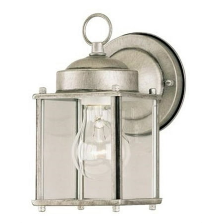 - Westinghouse 6468400 Silver Outdoor Wall Sconce