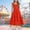 Red, variant on JUSLIO Girls Princess Dress Zipper Crew Neck Short Sleeve Casual Dresses Size 3 Y