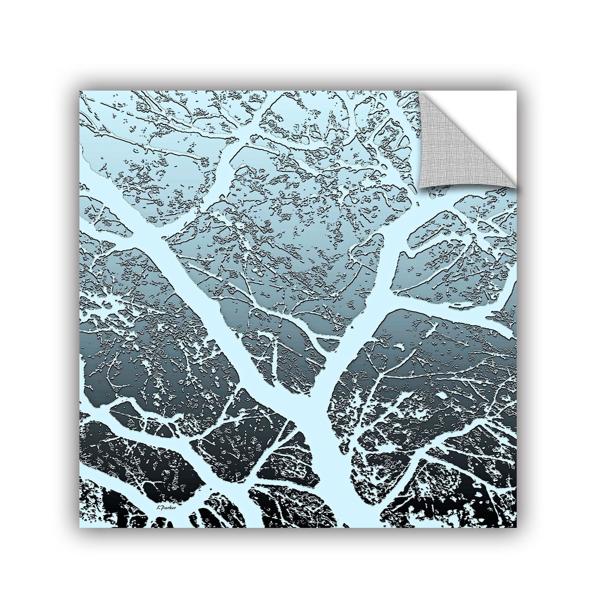 ArtAppealz Linda Parker "Evening Light On Tree" Removable Wall Art