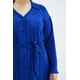thumbnail image 4 of Vestido de satín plisado Roman Fashion Tallas Extras 12248 Azul petroleo 42, 4 of 7