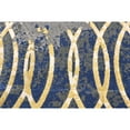 thumbnail image 3 of Feizy Brixton Modern Geometric, Gray/Ivory/Blue, 8' x 11' Area Rug Easy Care Stain Resistant Fade Resistant Bohemian & Eclectic Distressed Floor Rug for Living room Bedroom, 3 of 5