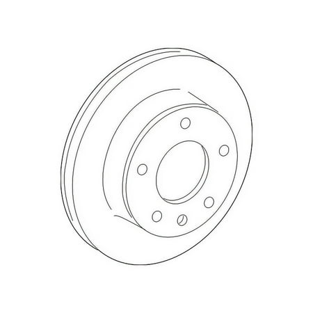 Genuine OE Mercedes-Benz Disc Brake Rotor - 906-421-00-12