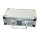 thumbnail image 5 of Estuche de aleación de aluminio para chips, caja de recolección, estuche de transporte, caja para tarjetas, portador de chips grande 200 fichas, 5 of 9