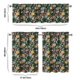 thumbnail image 6 of Kitchen Curtains and Valance Set 36 Inch Tier Pioneer Colorful Floral 3 Pieces Set Dining Room Small Curtain Drapes Cafe Curtains Valance for Home Decor Rod Pocket, 6 of 6