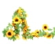 thumbnail image 4 of Simulación de vid de girasol artificial decoración floral de ratán colgante de pared para el hogar guirnalda de flores 4 piezas Methold HA7723-00B, 4 of 6