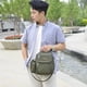 thumbnail image 2 of Bandolera Oxford de lona para hombre, color verde, con soporte para botellas, 2 of 2