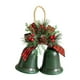 thumbnail image 2 of Adorno colgante de campanas navideñas, decoración navideña rústica de metal, decoración navideña para manualidades, fiesta, foto, accesorio Pintura verde, 2 of 8
