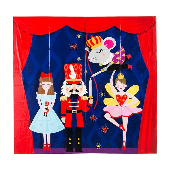 Nutcracker Backdrop Banner - Party Decor - 1 Piece
