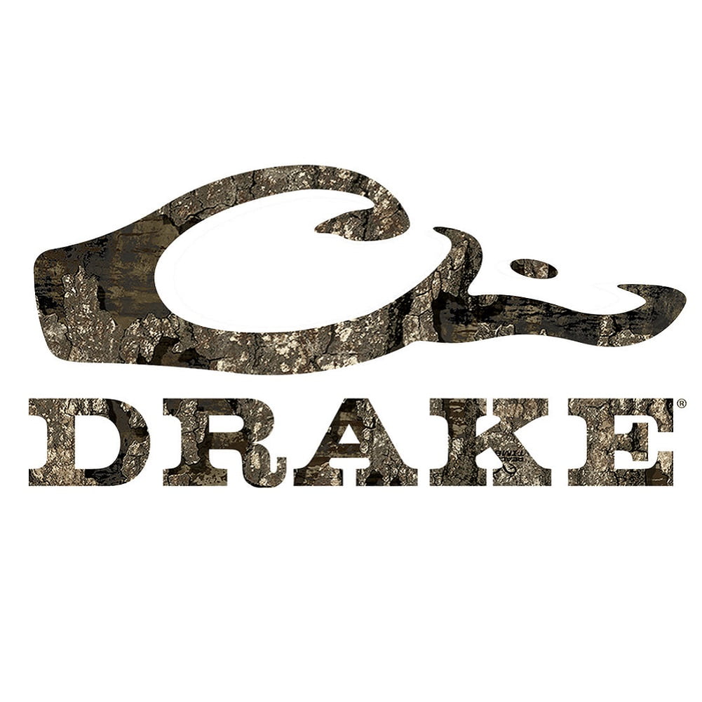 Drake Waterfowl Camo Logo Decal 