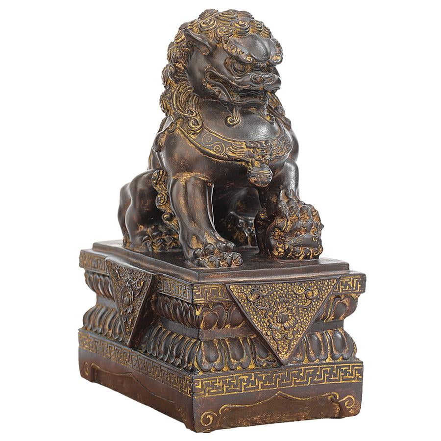 Design Toscano Female Chinese Guardian Lion Foo Dog Asian Decor Statue