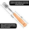 thumbnail image 5 of Orblue Bread Lame Steady Comfortable Dough Scoring Tool, Stainless Steel Kingly Wood, 5 of 8