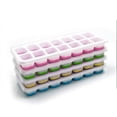 thumbnail image 4 of 2-Pack - Ice Cubes - Ice Cube Box/Ice Tray with Lid - 14 Squares with Lid Single Pack Blue, 4 of 5