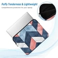 thumbnail image 2 of FORMRS 13-13.3 inch Laptop Sleeve Case Soft Carrying Quilted Computer Bag Cover, Blue Geometric, 2 of 7