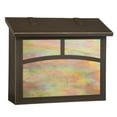 thumbnail image 1 of Americas Finest Lighting AF-3023-BZ-GI Double T Large Mailbox, Gold Iridescent - Architectural Bronze, 1 of 1