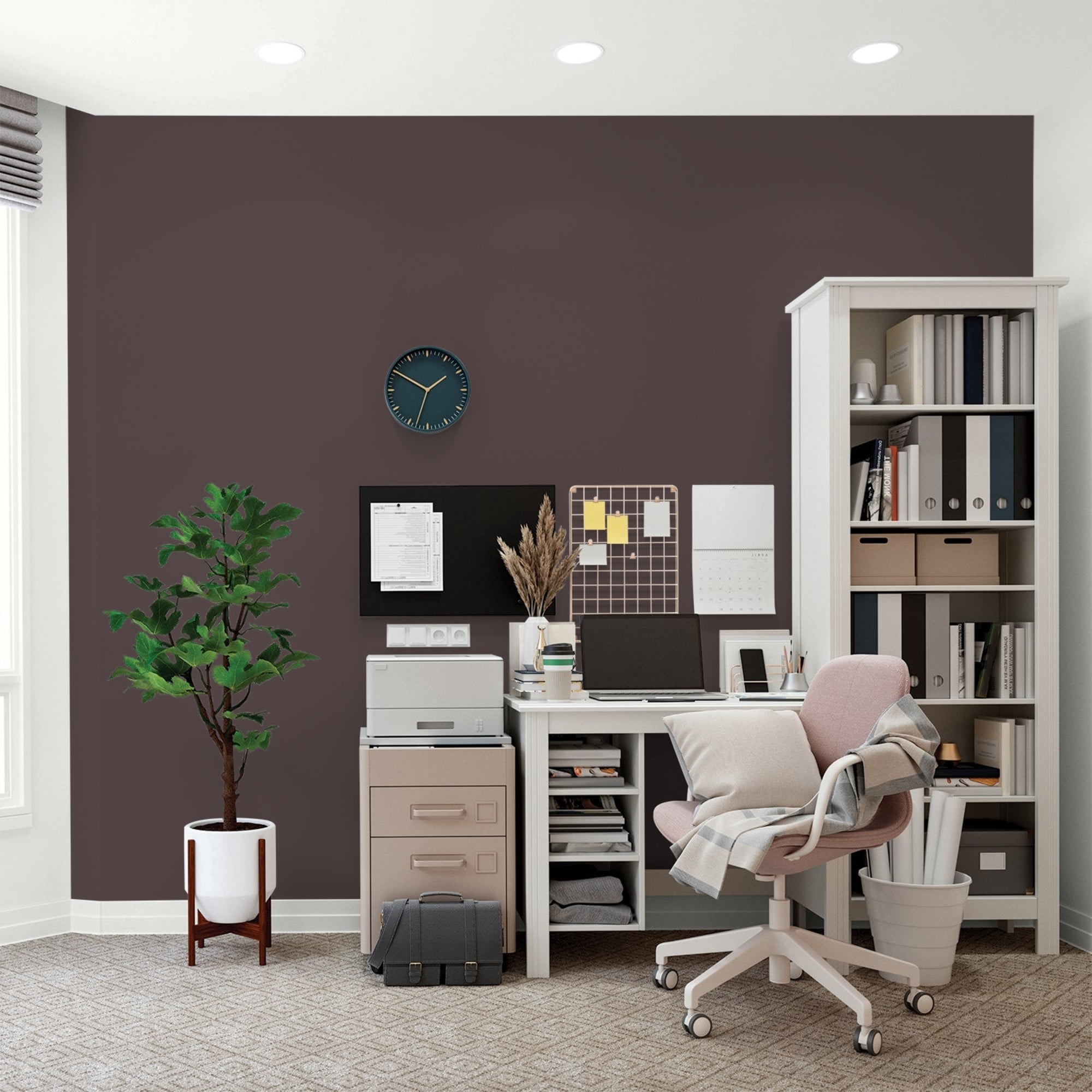 Glidden High Endurance Plus Black Walnut Flat Interior Paint and Primer, 1 Quart