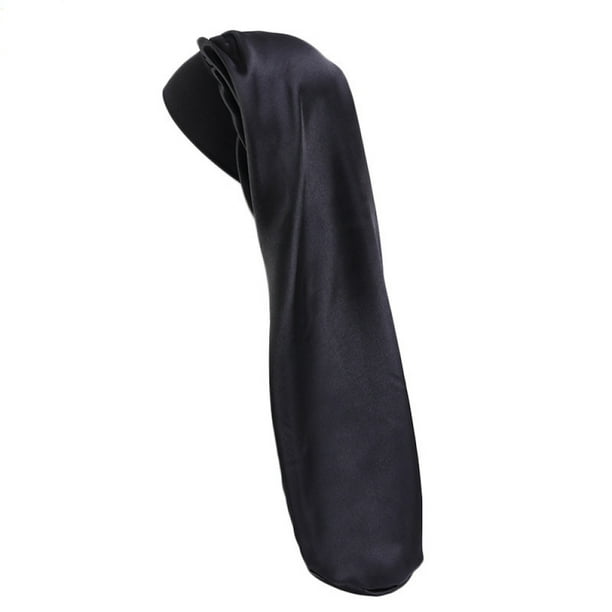 Gorro de dormir largo para el cuidado del cabello, gorros para el cabello para mujeres, gorros para dormir con trenzas sedosas, gorro de noche para cabello rizado