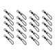 thumbnail image 1 of Eigraketly 20 piezas pesca Snap giratorio conector de pez rodante 8 en forma Snaps pesca Terminal aparejos peces giratorios accesorio Pescar, 1 of 6