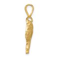 thumbnail image 2 of 10k Yellow Gold Lion Necklace Charm Pendant Animal Cat Big, 2 of 8